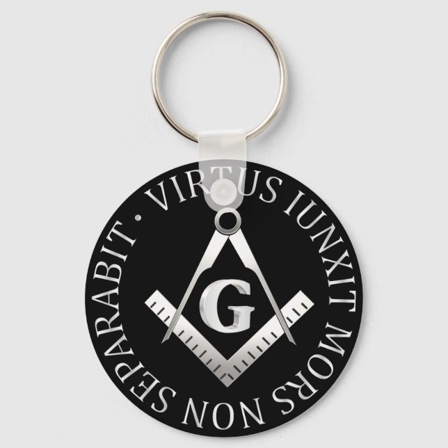 Porte-clés symbole de la franc-maçonnerie (Recto)