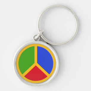 Porte-clés SYMBOLE DE LA PAIX Coloré porte - clé