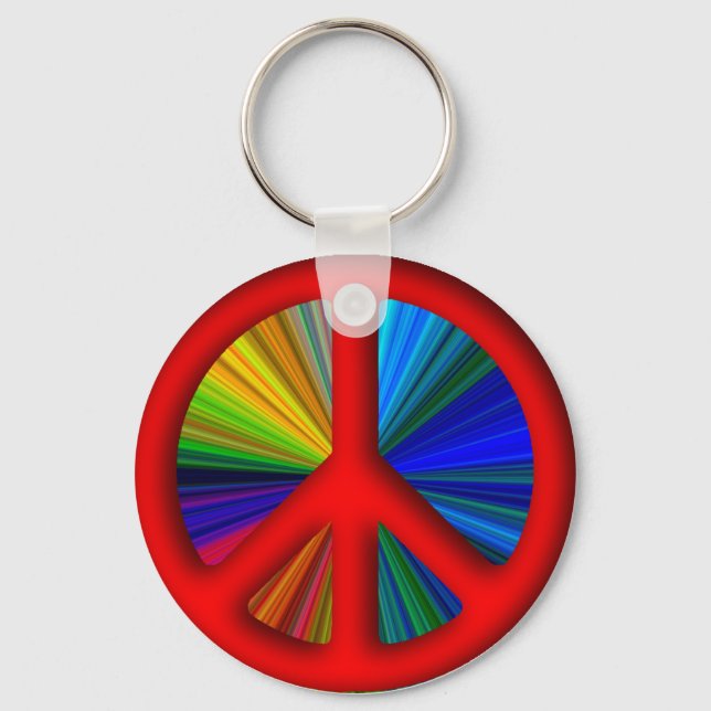 Porte-clés SYMBOLE DE LA PAIX DE TRIppie (Recto)