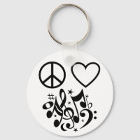 Symbole de la Paix Noire Amour Coeur Danse Notes m