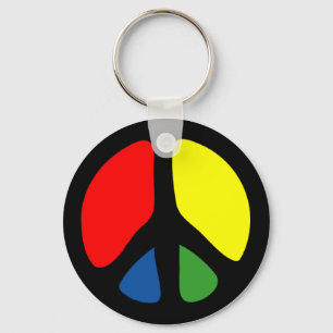 Porte-clés SYMBOLE DE LA PAIX Super Hippie