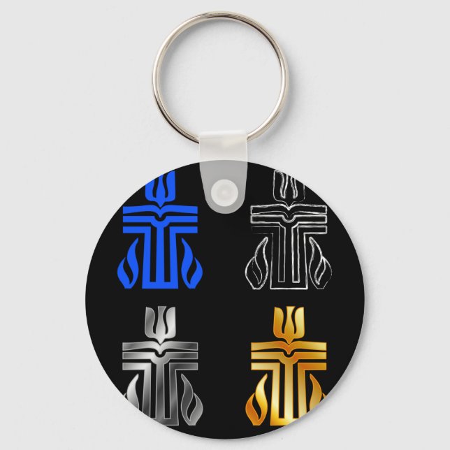 Porte-clés Symbole de la religion presbytérienne (Recto)