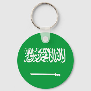 Porte-clés symbole de nation de drapeau de pays de l'Arabie