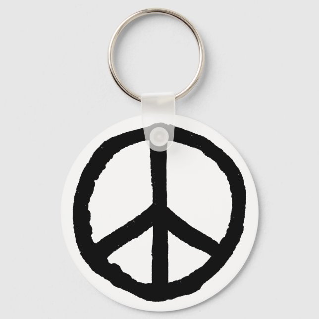 Porte-clés Symbole de paix rude (Recto)