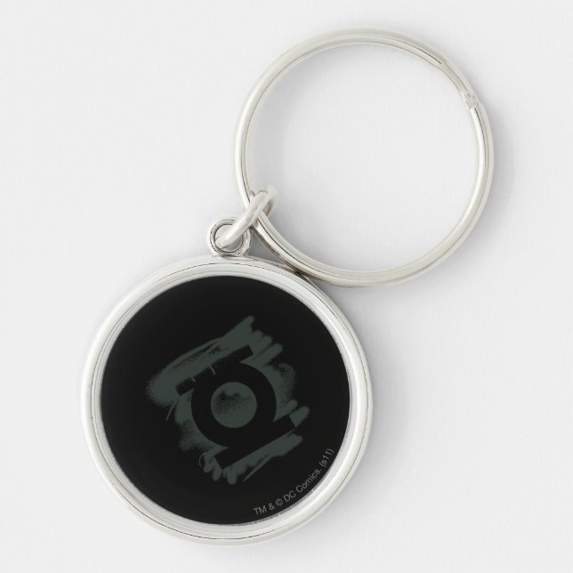 Porte-clés Symbole de pulvérisation de lanterne verte (Devant)