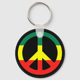 Porte-clés Symbole de Rasta Peace