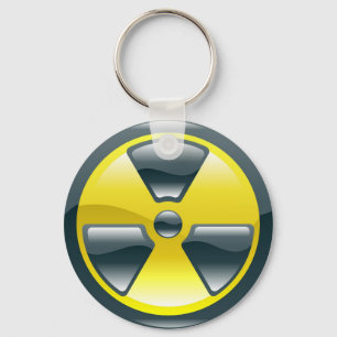 Porte-clés symbole de rayonnement