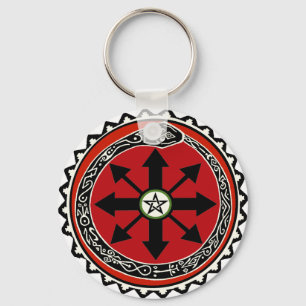 Porte-clés Symbole de sorcellerie pour le chaos