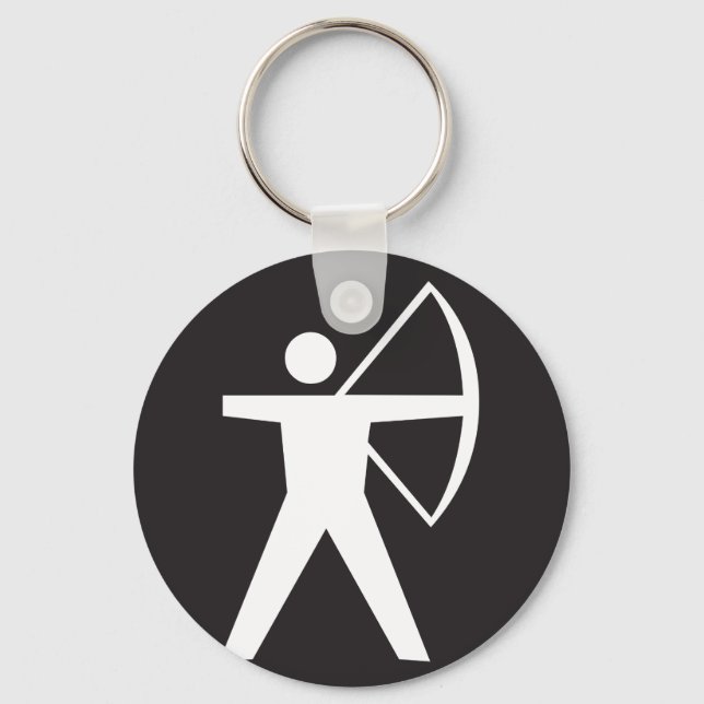 Porte-clés Symbole de tir à l'arc Porte - clé (Recto)