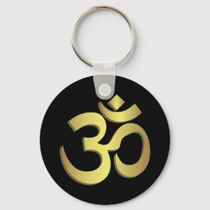 Porte-clés Symbole de yoga de l'OM (Aum) Namaste