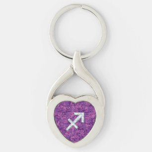 Porte-clés Symbole de zodiaque de Sagittaire sur Digitals