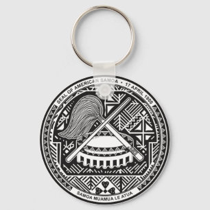 Porte-clés Symbole d'héraldique officiel des Samoa américaine