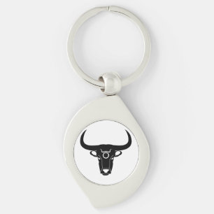 Porte-clés symbole d'horoscope de zodiaque d'astrologie de