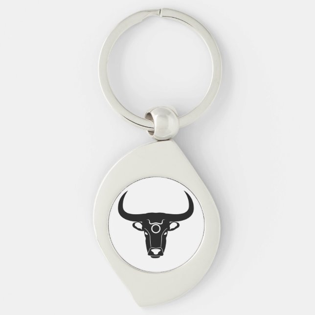 Porte-clés symbole d'horoscope de zodiaque d'astrologie de (Devant)