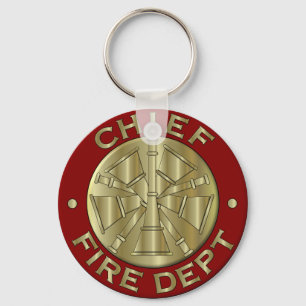 Porte-clés Symbole du chef Brass
