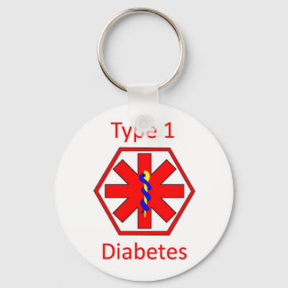 Porte-clés Symbole du diabète