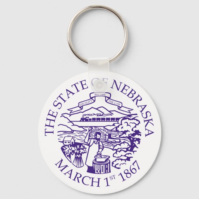 Porte-clés Symbole du Nebraska (Recto)
