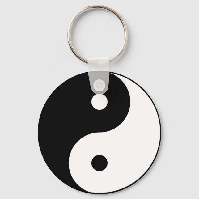 Porte-clés symbole du yin yang (Recto)
