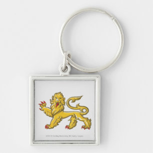 Porte-clés Symbole héraldique de guardant statant de lion