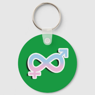 Porte-clés SYMBOLE INFINI 3D d'INTERSEX