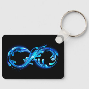Porte-clés Symbole Infini d'Eau Claire Froide