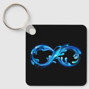 Porte-clés Symbole Infini d'Eau Claire Froide
