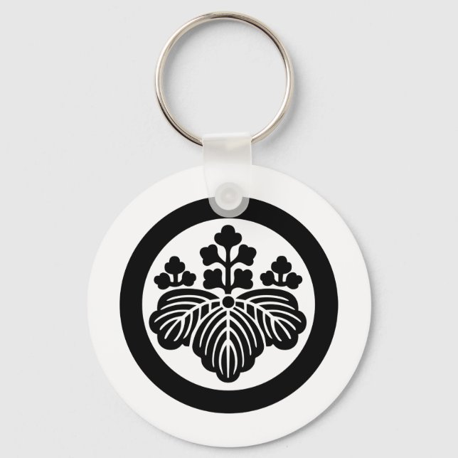 Porte-clés SYMBOLE KAMON Crest de la famille japonaise (Recto)