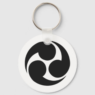Porte-clés SYMBOLE KAMON Crest de la famille japonaise