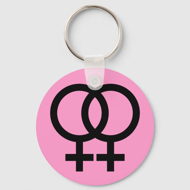 Porte-clés symbole lesbien porte - clé (Recto)