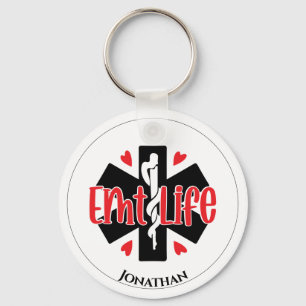 Porte-clés Symbole Médicale personnalisé EMT Life