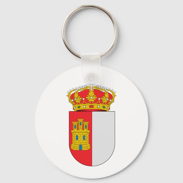 Porte-clés Symbole officiel Castile-La Mancha Espagne Armoiri (Recto)