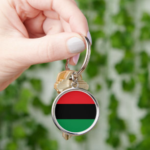 Porte-clés Symbole panafricain du drapeau et de l'UNIA / vent