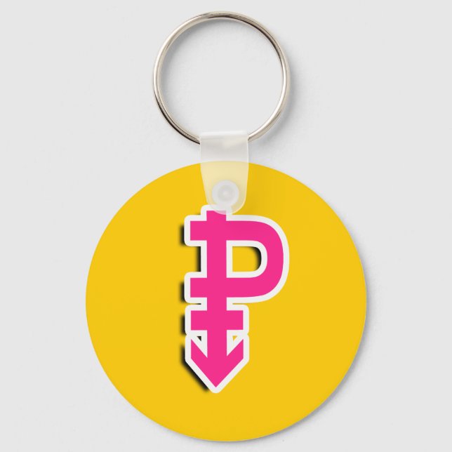 PORTE-CLÉS SYMBOLE PANSEXUEL P 3D (Recto)