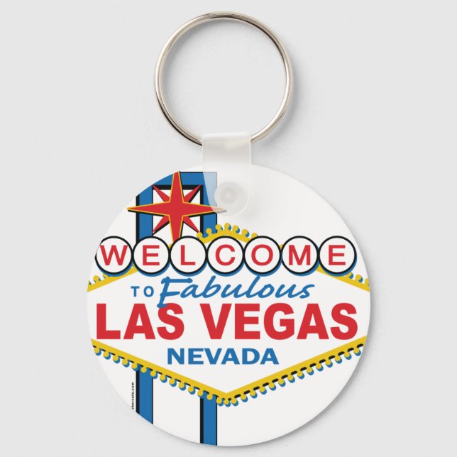 Porte-clés SYMBOLE RÉtro DE Las Vegas (Recto)
