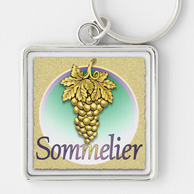Porte-clés Symbole sommelier (Devant)