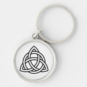 Porte-clés Symbole triquetra de noeud de trinité celtique
