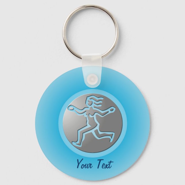 Porte-clés Symbole Virgo Zodiac Star Premium Silver (Recto)