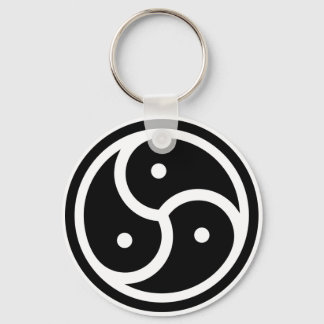 Porte-clés symbole yin/yang