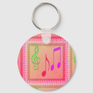 Porte-clés Symboles musicaux dansants