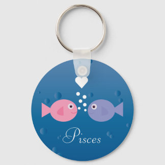 Porte-clés Sympa Poisson Carton Poissons Poissons Zodiac Sign
