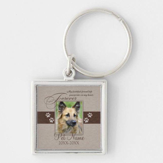Porte-clés Sympathie pour toujours aimée d'animal familier (Devant)