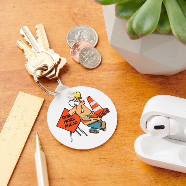 Porte-clés Sympathique Travailleur de la construction Route d (Créateur téléchargé)
