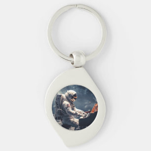 Porte-clés Symphonie pour les étoiles   L'astronaute Piano su