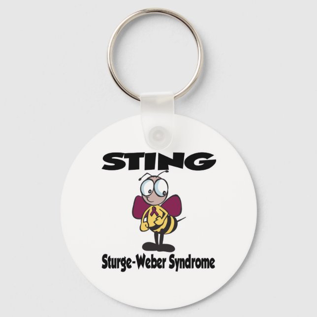 Porte-clés Syndrome de STING Sturge-Weber (Recto)