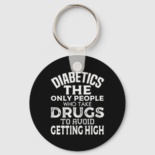 Porte-clés T1d Diabétique Type 1 Sensibilisation au diabète H