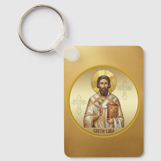 Porte-clés T-Shirt à l'icône orthodoxe de Saint Sava