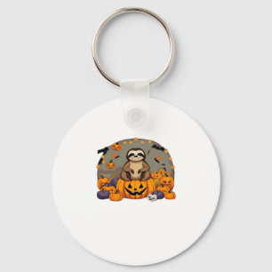 Porte-clés T-shirt classique de Sloth-o-ween
