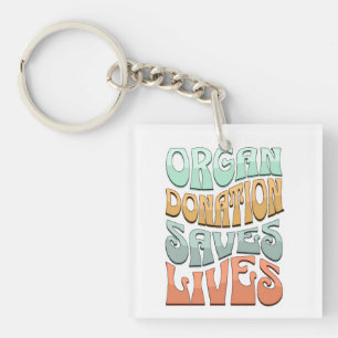 Porte-clés T-Shirt Don d'Organes Sauve des Vies