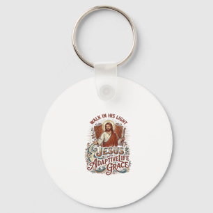 Porte-clés T-Shirt Encouragement pour Handicapés Jésus Inspir