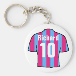 Porte-clés T-shirt fan de football.